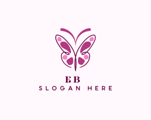 Elegant Butterfly Wings Logo