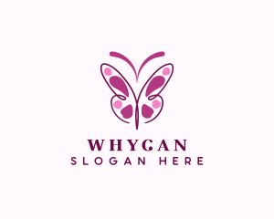Elegant Butterfly Wings Logo