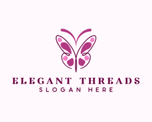 Elegant Butterfly Wings logo design