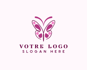 Makeup - Elegant Butterfly Wings logo design