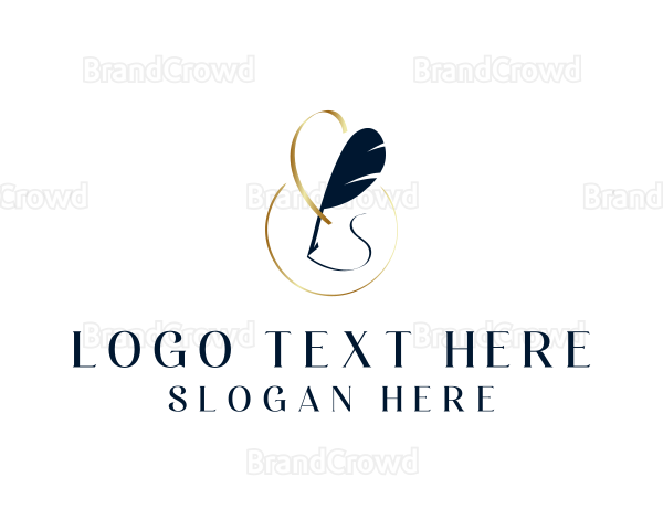 Feather Quill Pen Logo