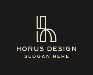 Modern Firm Letter H logo design