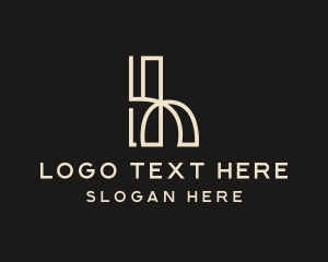 Geometric - Modern Firm Letter H logo design