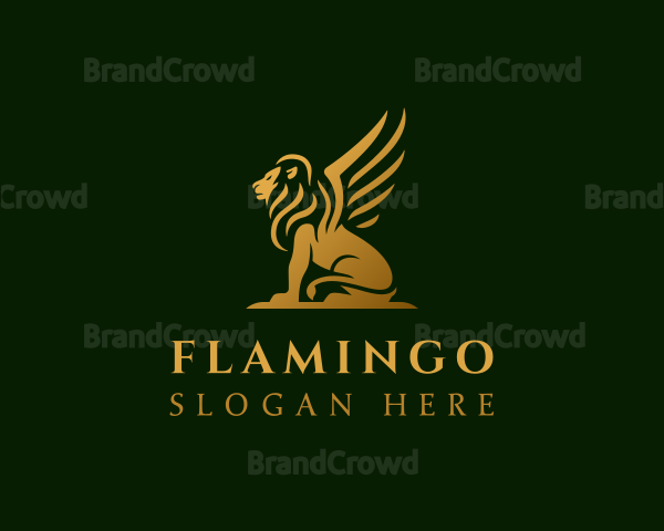 Premium Winged Lion Logo