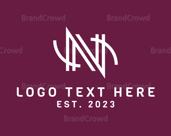 Digital Tech Letter N Logo
