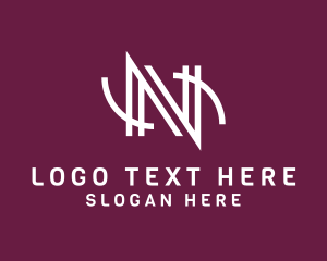 Digital Tech Letter N Logo
