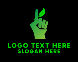 Eco Planting Hand  Logo