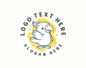 Cockatoo - Cute Cockatoo Bird logo design