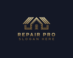 Home Repair Roofing logo design