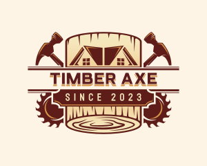 Log House Builder logo design