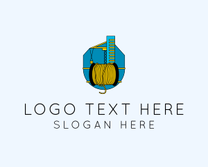 Construction Company - Construction Builder Spool logo design