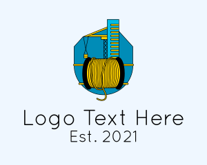 Construction - Construction Builder Spool logo design