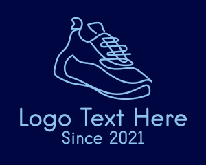 Runners - Doodle Basketball Shoes logo design