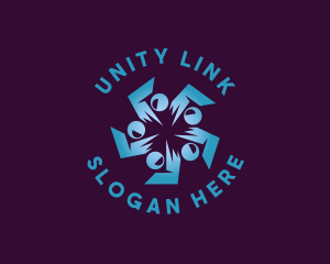 People Unity Agency logo design