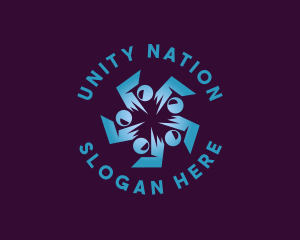 People Unity Agency logo design