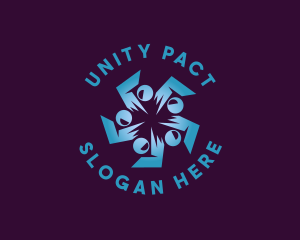 People Unity Agency logo design