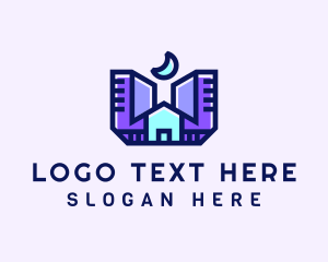 Violet - Home Building Construction logo design