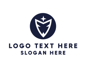 Internet - Abstract Star Shield logo design