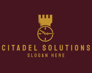 Citadel - Turret Castle Time logo design