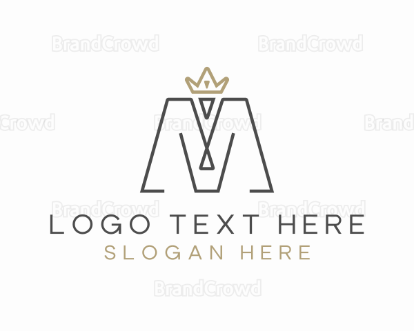 Lifestyle Crown Brand Letter M Logo