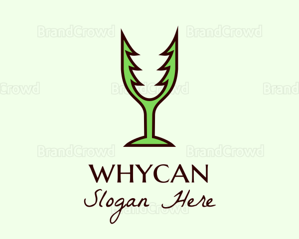 Forest Wine Glass Logo