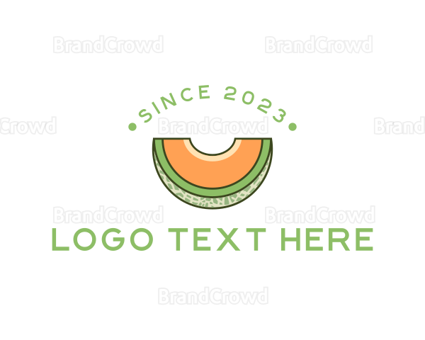 Tropical Fruit Melon Logo