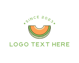 Green - Tropical Fruit Melon logo design