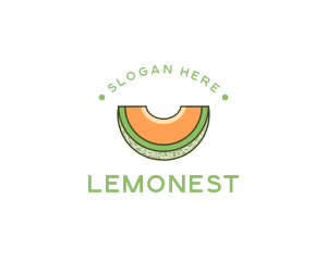 Tropical Fruit Melon Logo