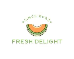 Fruit Salad - Tropical Fruit Melon logo design