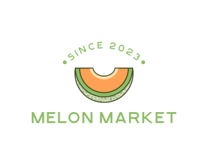 Melon - Tropical Fruit Melon logo design