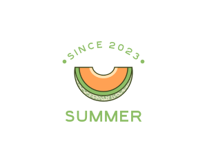 Tropical Fruit Melon logo design