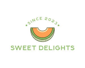 Tropical Fruit Melon logo design