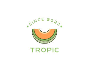 Tropical Fruit Melon logo design