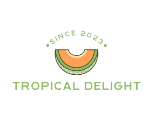 Tropical Fruit Melon logo design