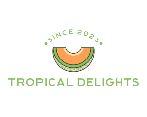 Tropical Fruit Melon logo design