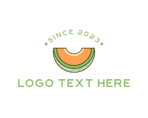 Fresh - Tropical Fruit Melon logo design
