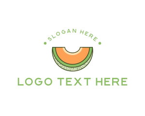 Tropical Fruit Melon Logo