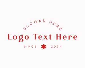 Wordmark - Simple Flower Boutique logo design