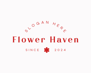 Simple Flower Boutique logo design