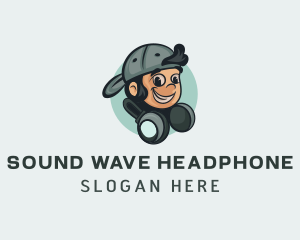 Headphone - DJ Music Headphone logo design