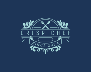 Kitchen Utensils Restaurant logo design