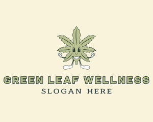 Cbd - Marijuana Cannabis Leaf logo design