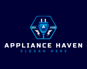 Appliances - Power Plug Electricity logo design