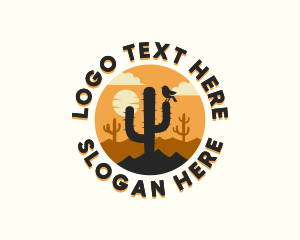 Sun - Cactus Desert Tour logo design