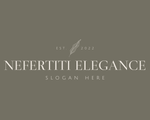 Natural Elegant Business logo design