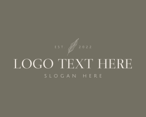 Wedding - Natural Elegant Business logo design