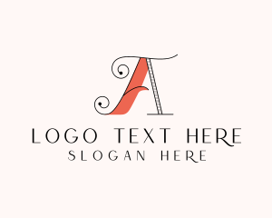 Ornate Boutique Letter A Logo