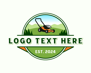 Mower Yard Maintenance logo design