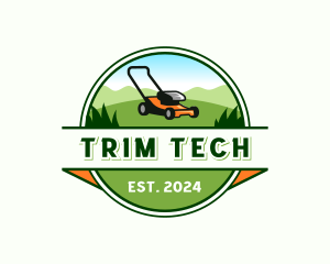 Trim - Mower Yard Maintenance logo design