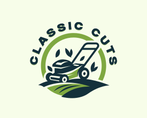 Backyard Mower Landscaping logo design